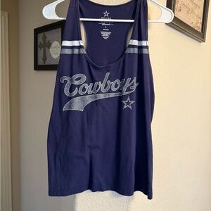 Dallas Cowboys Navy Blue Tank Top